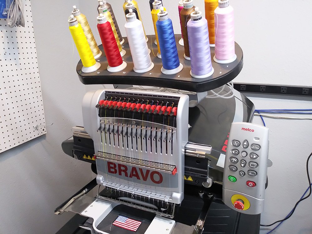MELCO BRAVO Embroidery Machine