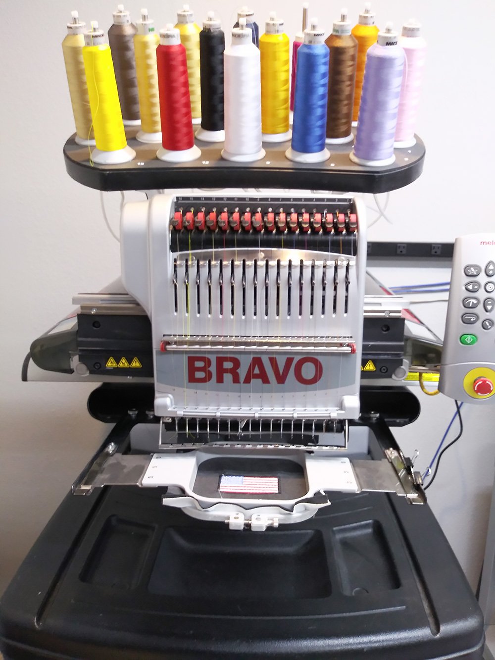 MELCO BRAVO Embroidery Machine