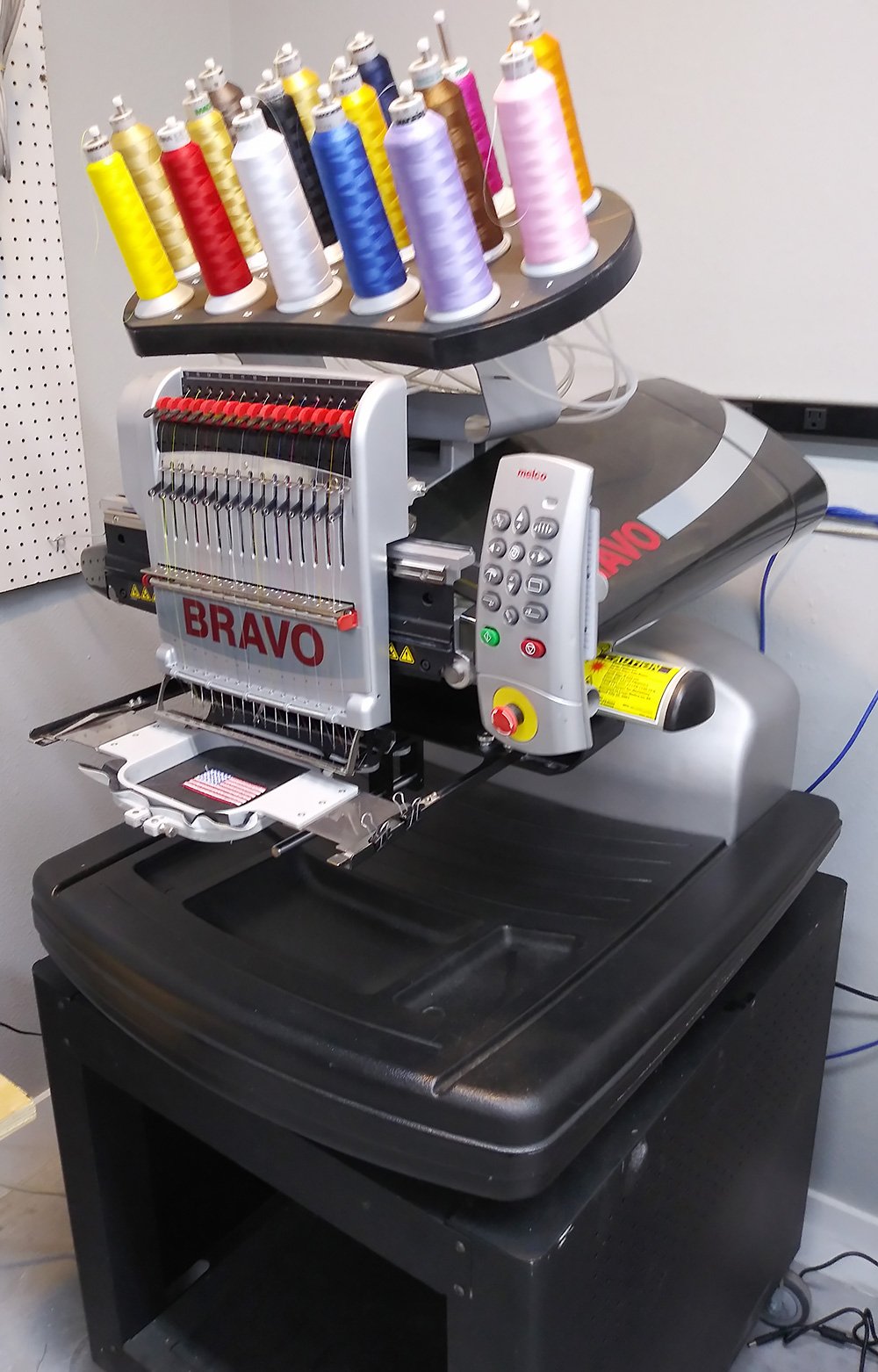 MELCO BRAVO Embroidery Machine