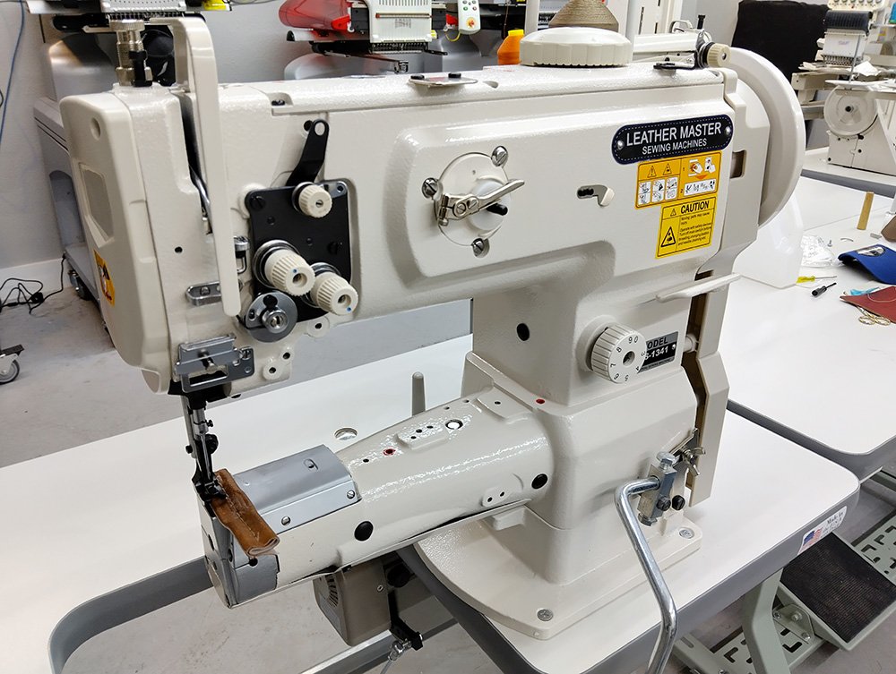 LEATHERMASTER KS-1341 Cylinder Arm Walking Foot Sewing Machine