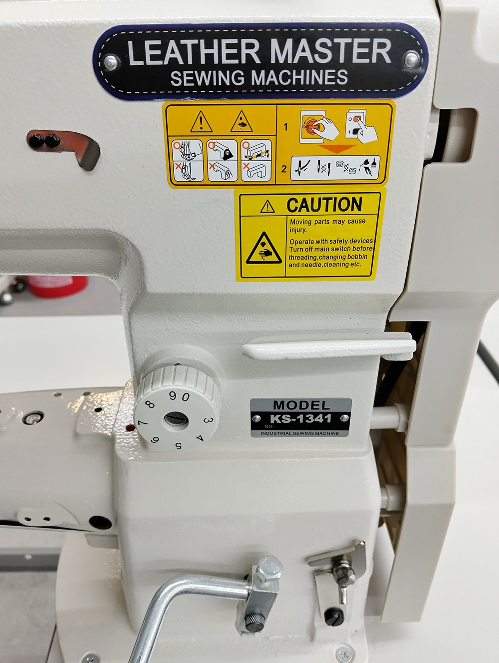 LEATHERMASTER KS-1341 Cylinder Arm Walking Foot Sewing Machine