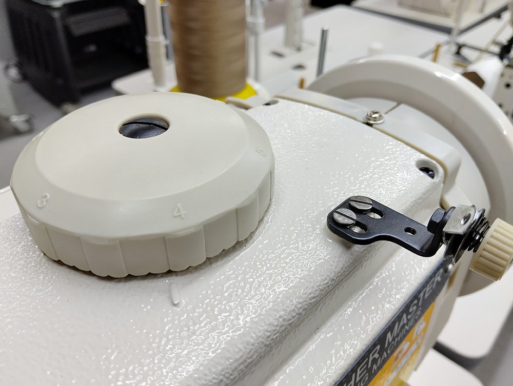 LEATHERMASTER KS-1341 Cylinder Arm Walking Foot Sewing Machine