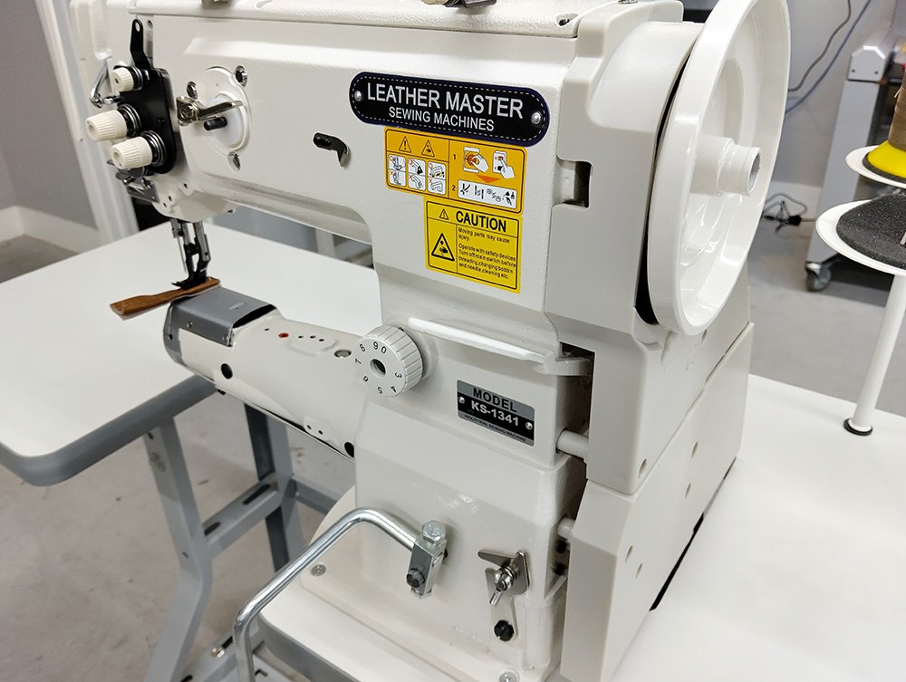 LEATHERMASTER KS-1341 Cylinder Arm Walking Foot Sewing Machine