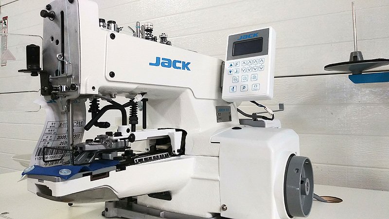 JACK JK-T1377E-B Button Sewing Machine with X Option