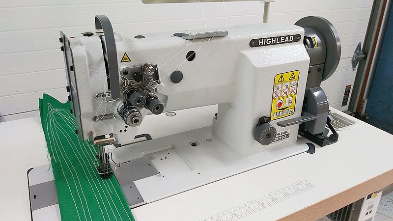 HIGHLEAD GC20618-2CX Double Needle Walking Foot Sewing Machine