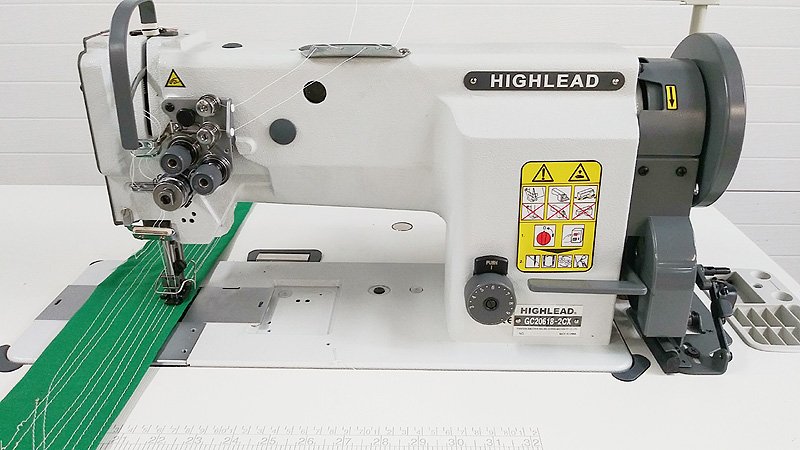 HIGHLEAD GC20618-2CX Double Needle Walking Foot Sewing Machine