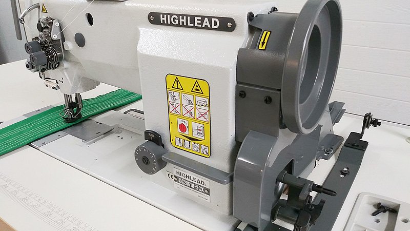 HIGHLEAD GC20618-2CX Double Needle Walking Foot Sewing Machine