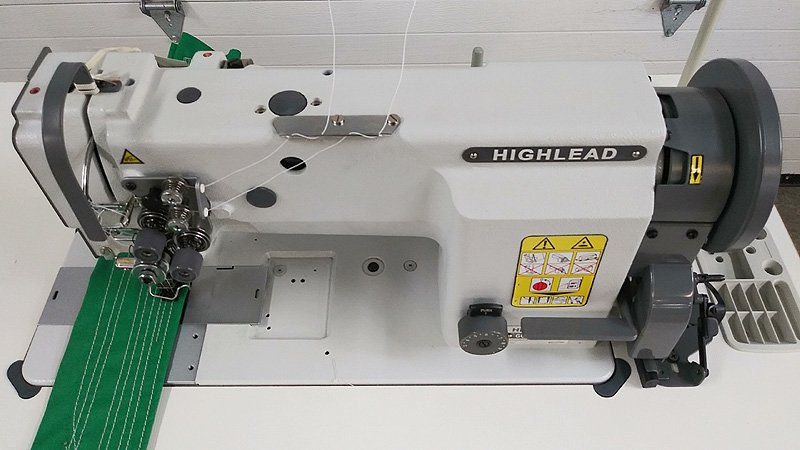 HIGHLEAD GC20618-2CX Double Needle Walking Foot Sewing Machine