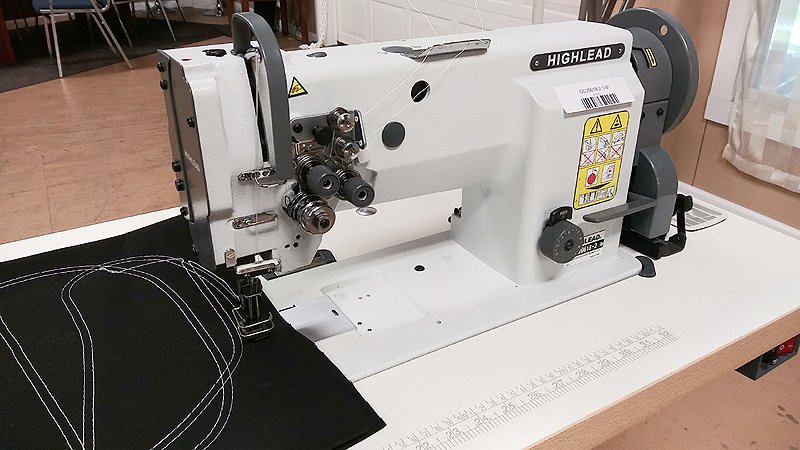 HIGHLEAD GC20618-2 Double Needle Walking Foot Upholstery Sewing Machine