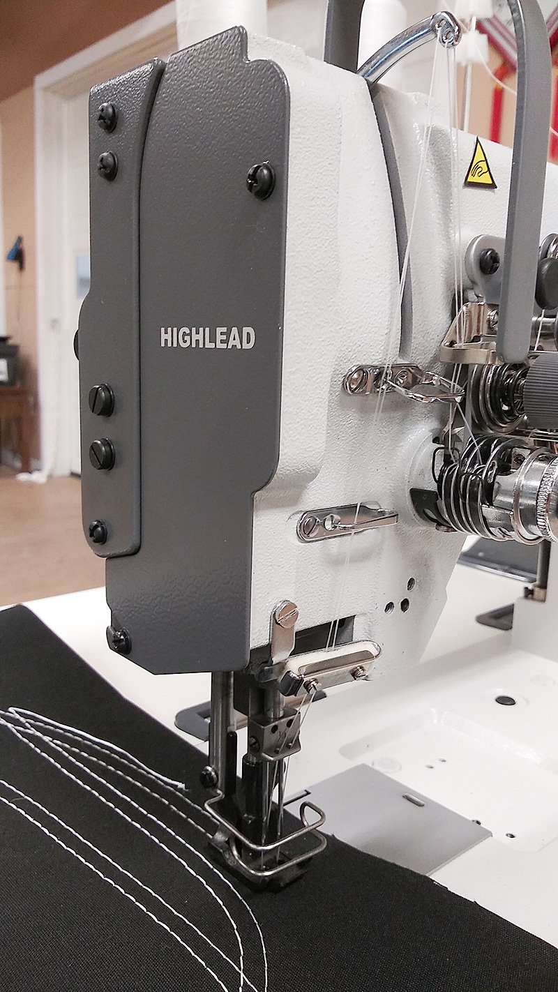 HIGHLEAD GC20618-2 Double Needle Walking Foot Upholstery Sewing Machine