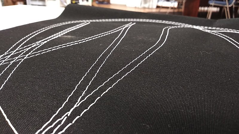 HIGHLEAD GC20618-2 Double Needle Walking Foot Upholstery Sewing Machine