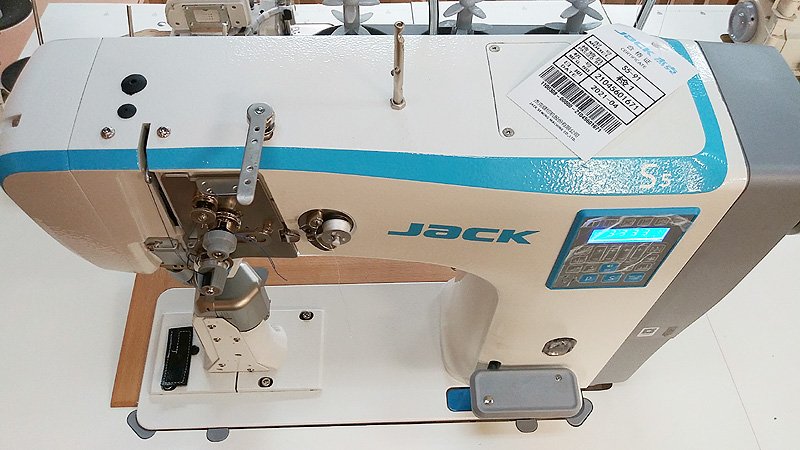 JACK S5-91 Full Automatic Post Bed Sewing Machine with Roller Foot