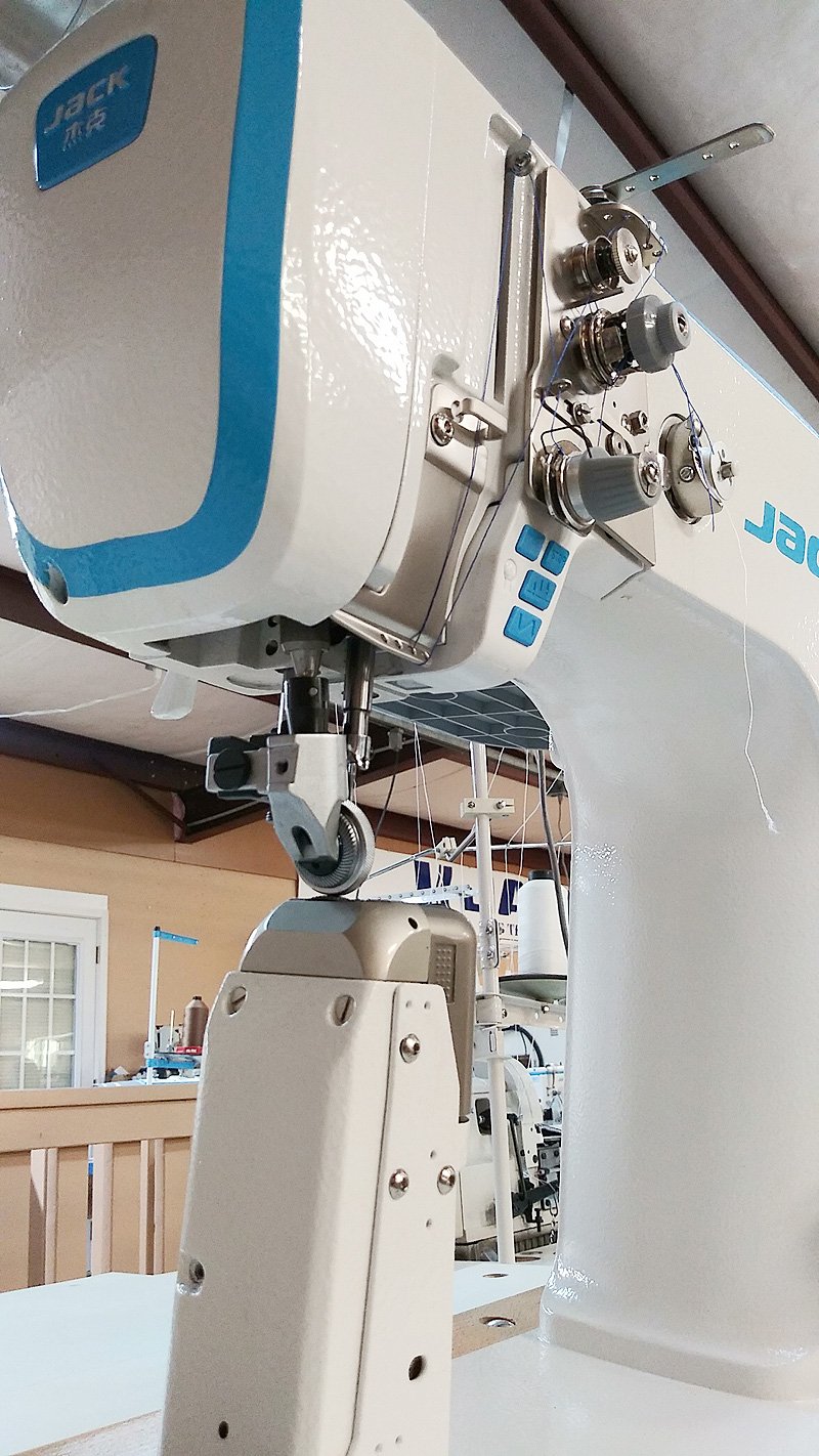 JACK S5-91 Full Automatic Post Bed Sewing Machine with Roller Foot