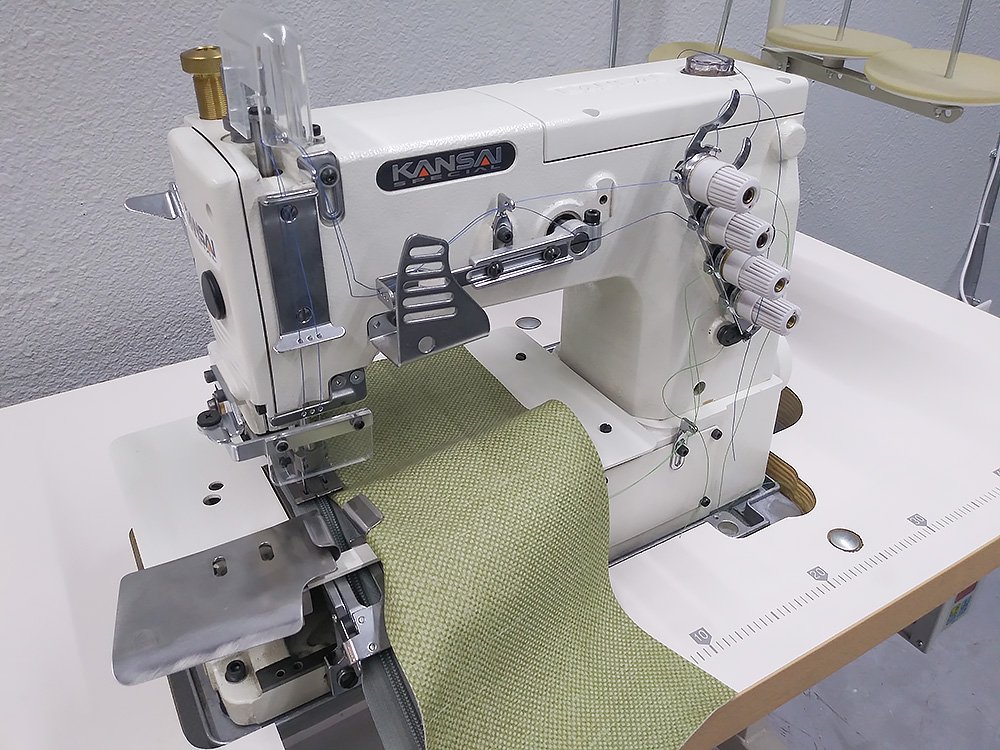 KANSAI SPECIAL Two Needle Zipper Sewing Machine for Outdoor Furniture and Cushions