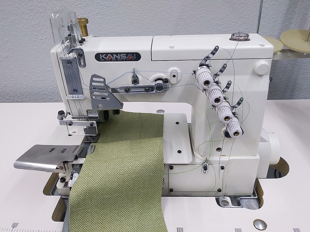 KANSAI SPECIAL Two Needle Zipper Sewing Machine for Outdoor Furniture and Cushions