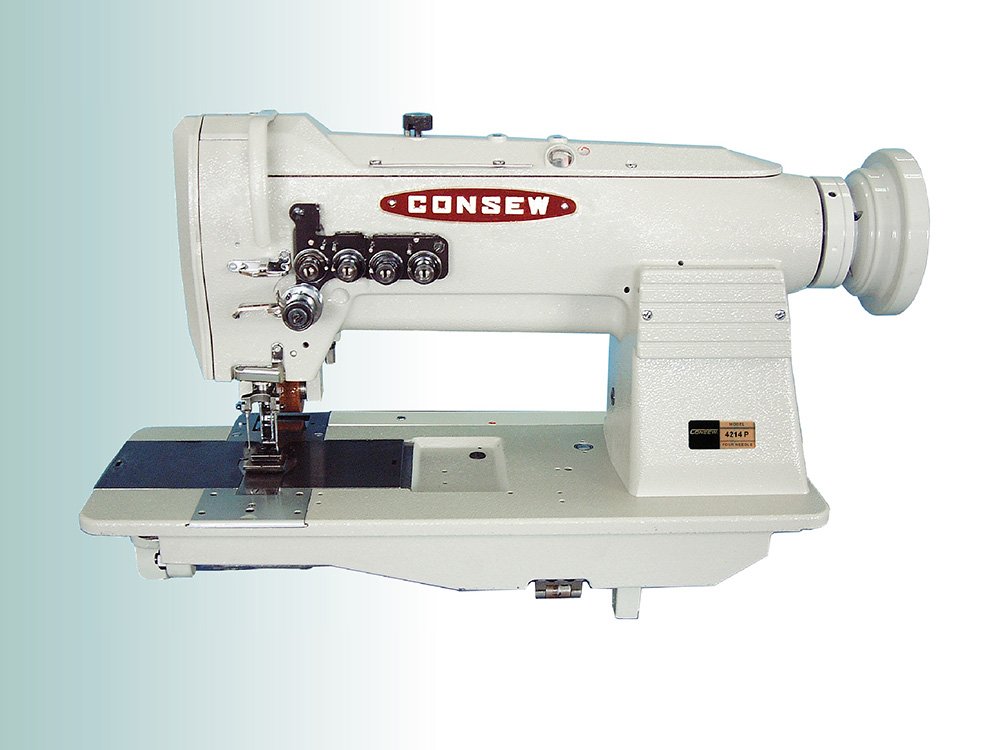 CONSEW 4214P Four Needle Lockstitch Sewing Machine with Puller