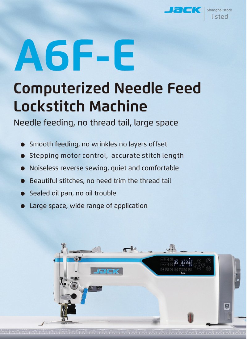 JACK A6F Automatic Needle Feed Sewing Machine