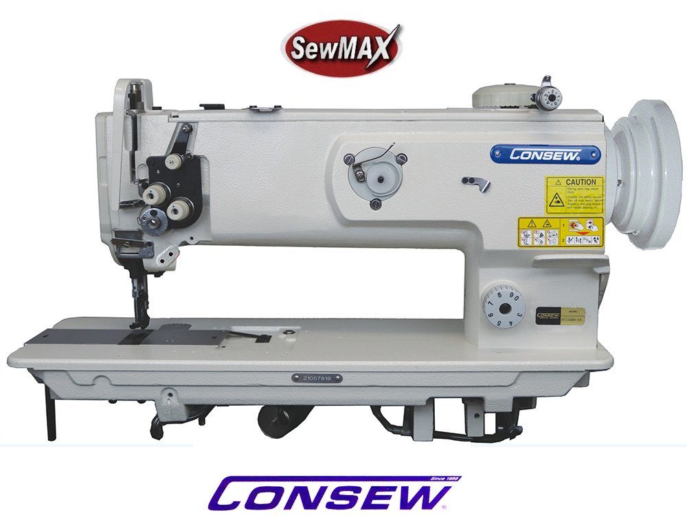 CONSEW P1510RB-14 Long Arm Walking Foot Sewing Machine with 14" Space