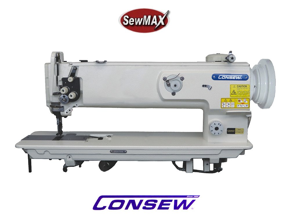 CONSEW P1510RBL-18 Long Arm Walking Foot Sewing Machine with 18" Space