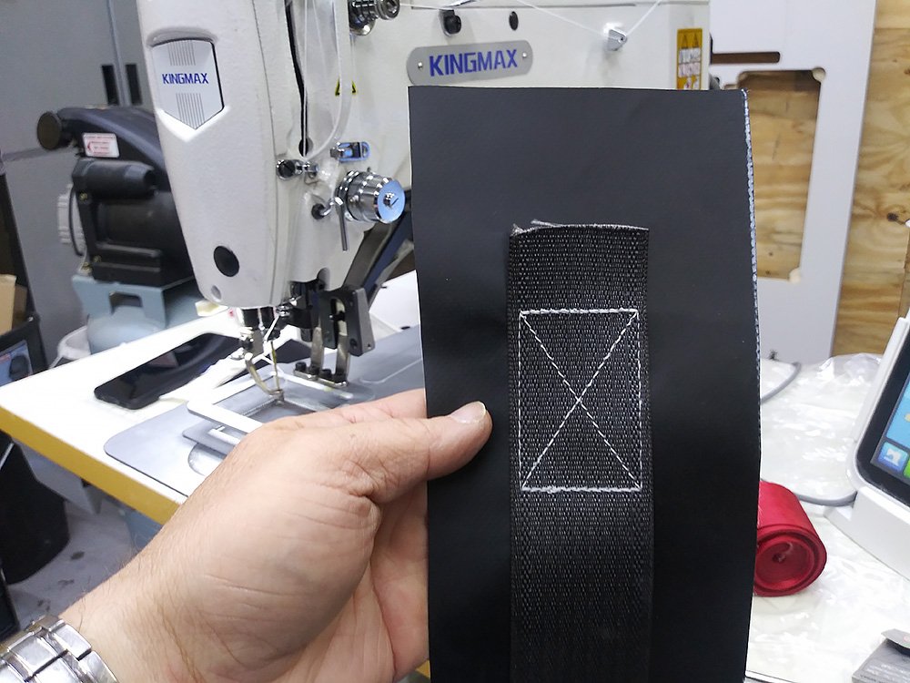 KINGMAX GT-1906BH Box X Sewing Machine for 2" Wide Webbing with On Board Programming