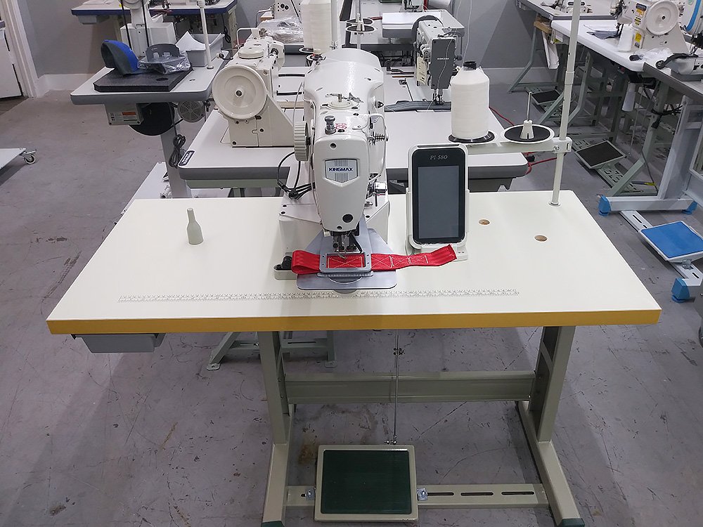 KINGMAX GT-1906BH Box X Sewing Machine for 2" Wide Webbing with On Board Programming