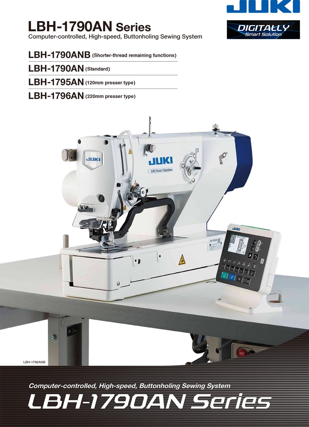 JUKI LBH-1790AN Electronic Button Hole Sewing Machine