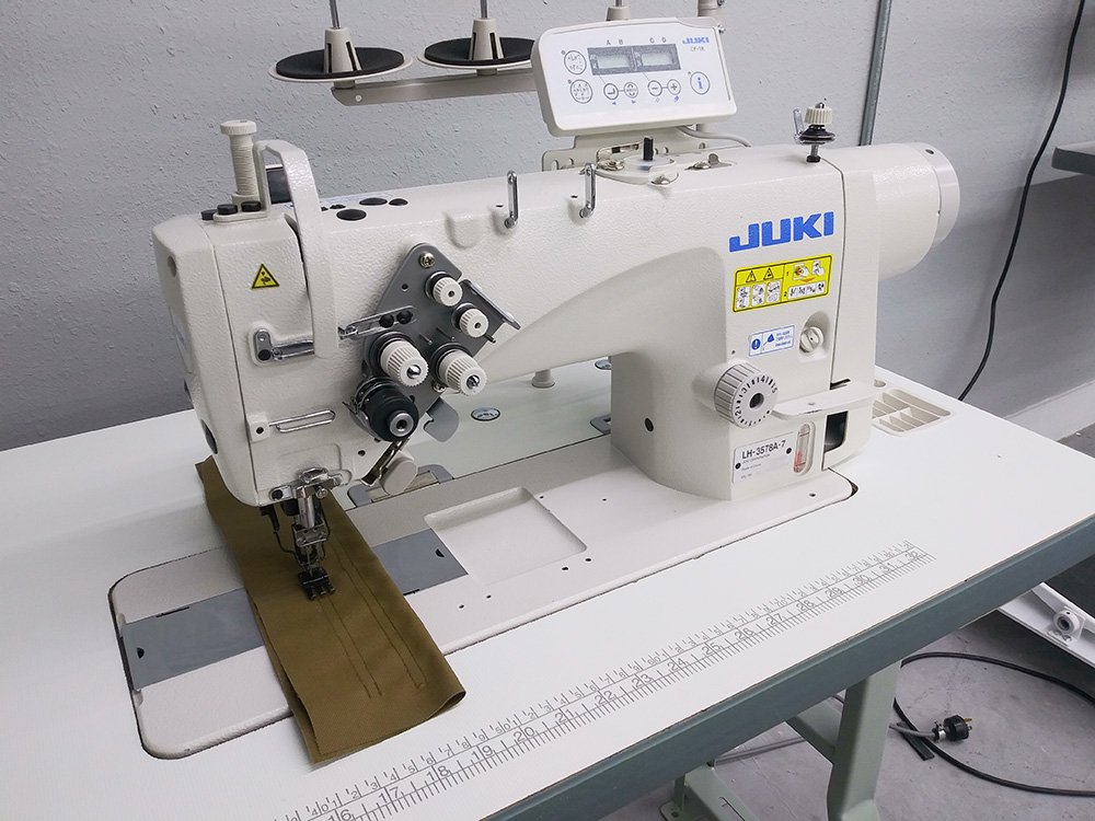 JUKI LH-3578A-7 Automatic Double Needle Sewing Machine - USED