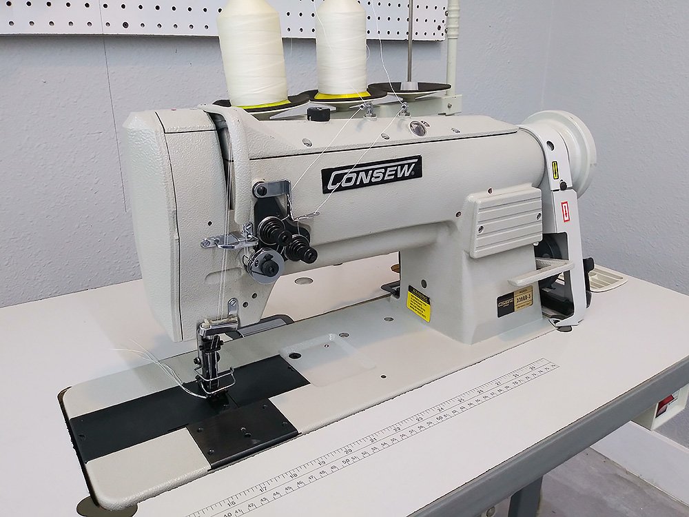 CONSEW 339RB-3 Double Needle Walking Foot Sewing Machine