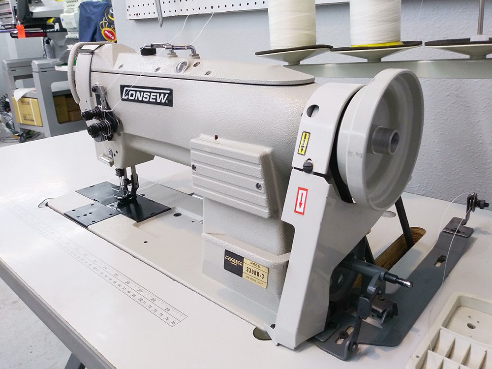 CONSEW 339RB-3 Double Needle Walking Foot Sewing Machine