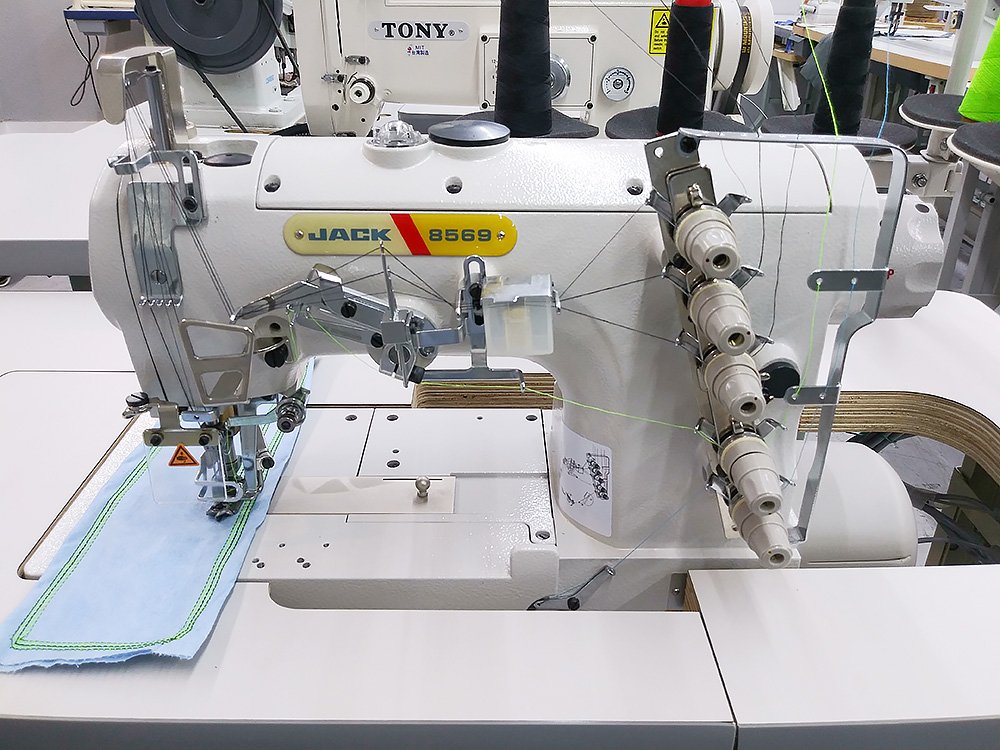 JACK 8569 Coverstitch Sewing Machine with Direct Drive