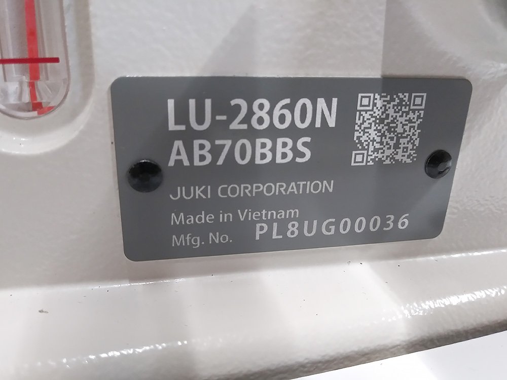 JUKI LU-2860-7 Automatic Double Needle Walking Foot Sewing Machine