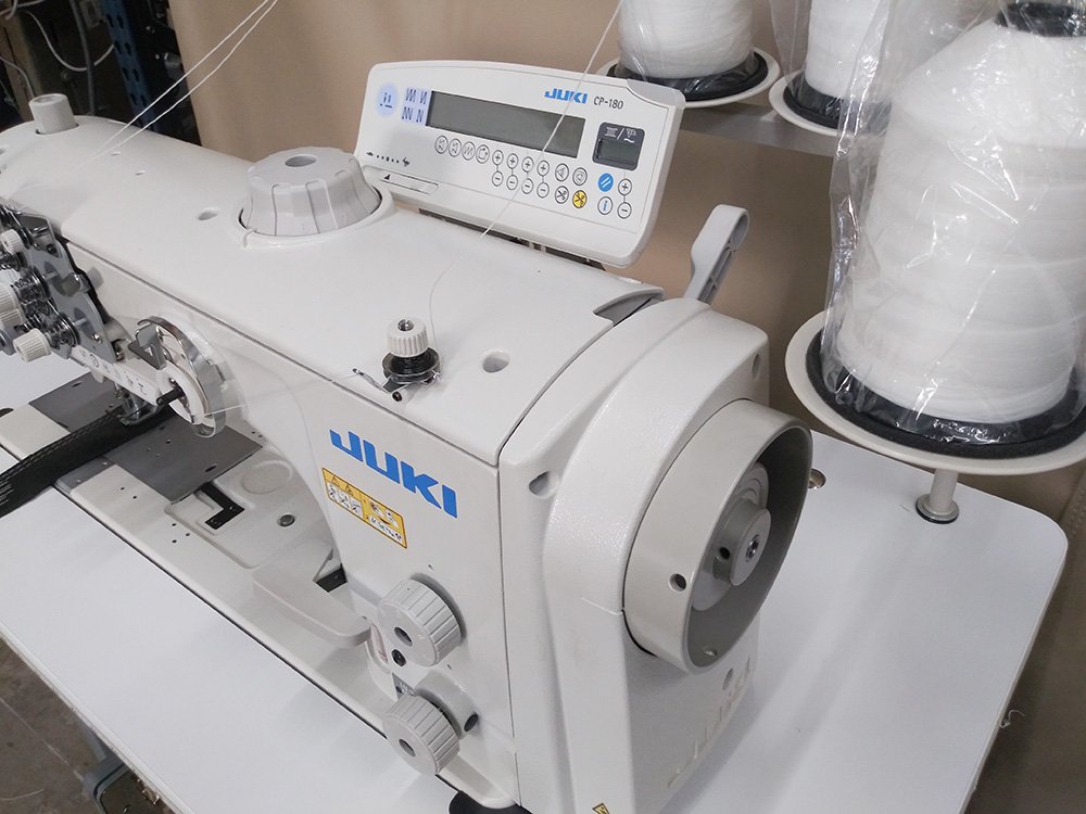 JUKI LU-2860-7 Automatic Double Needle Walking Foot Sewing Machine