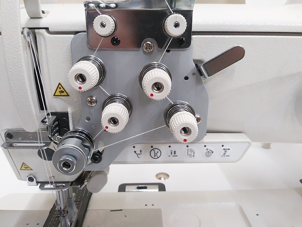 JUKI LU-2860-7 Automatic Double Needle Walking Foot Sewing Machine