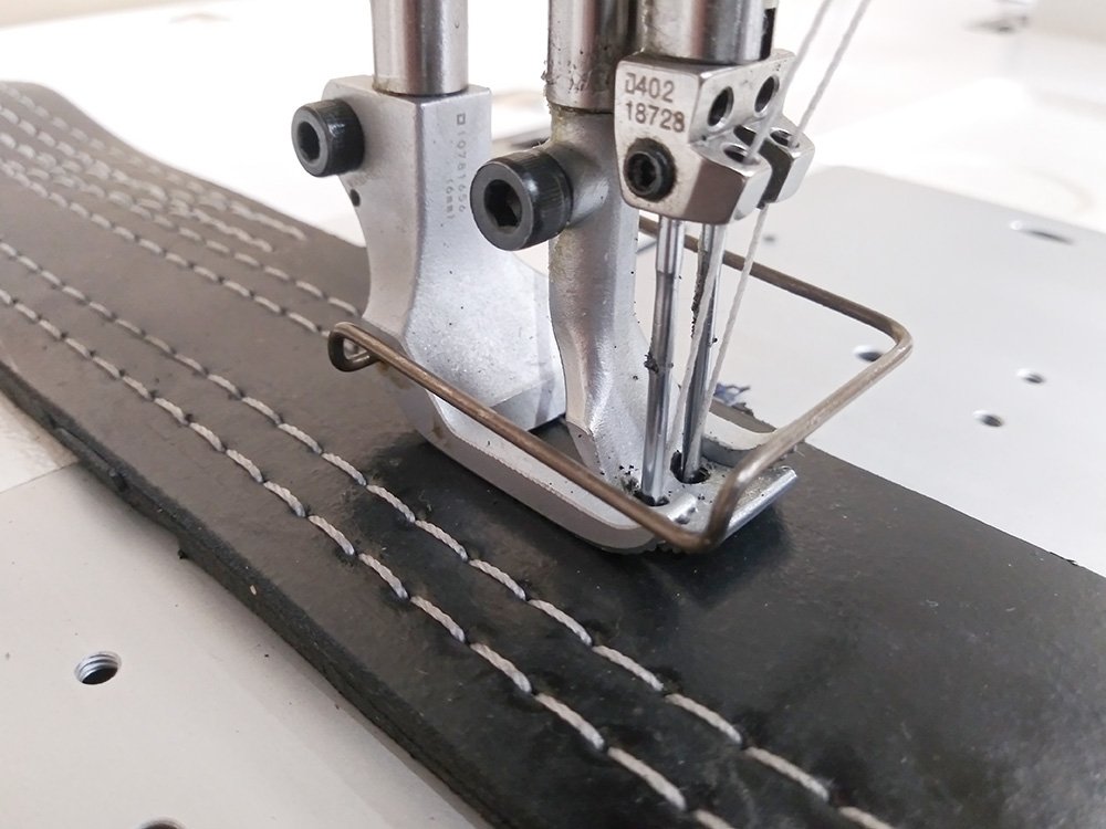 JUKI LU-2860-7 Automatic Double Needle Walking Foot Sewing Machine