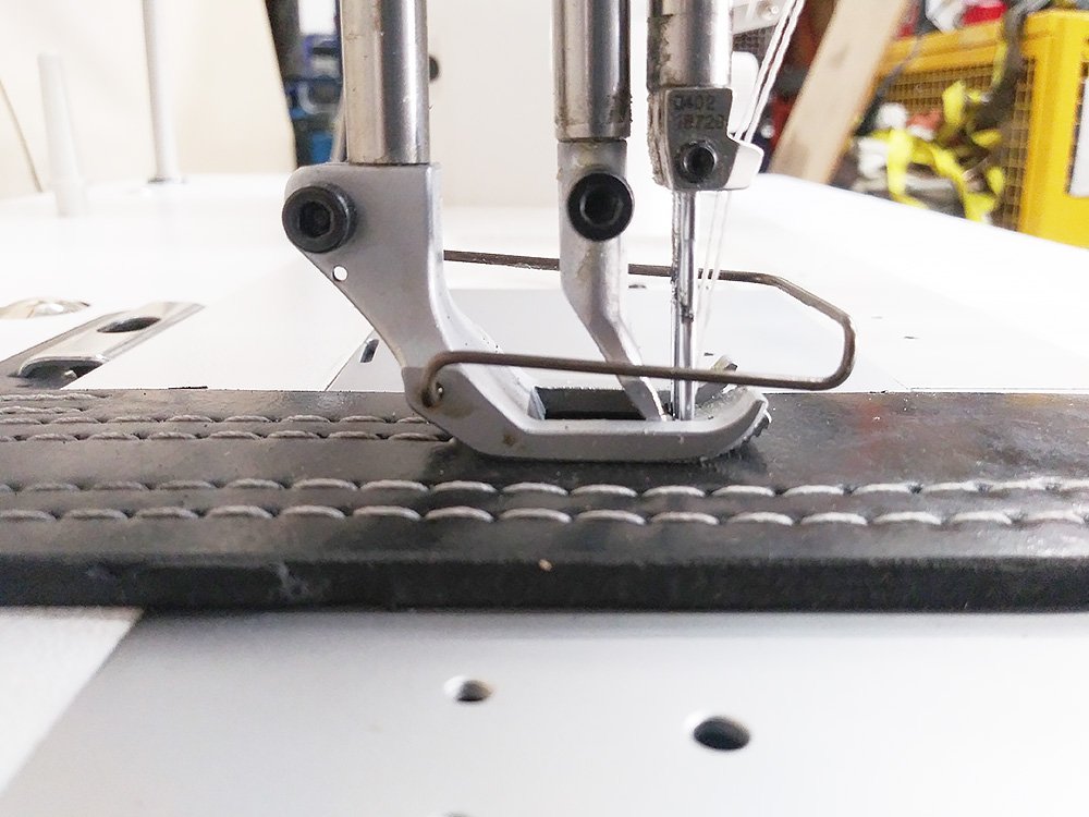 JUKI LU-2860-7 Automatic Double Needle Walking Foot Sewing Machine