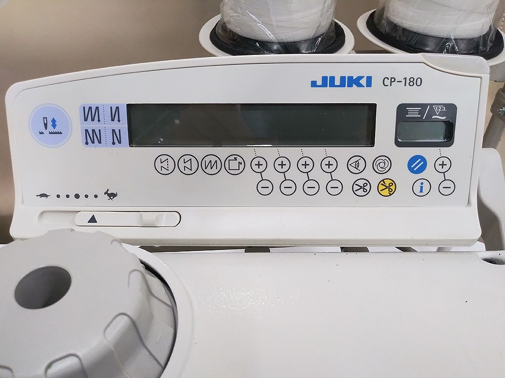 JUKI LU-2860-7 Automatic Double Needle Walking Foot Sewing Machine